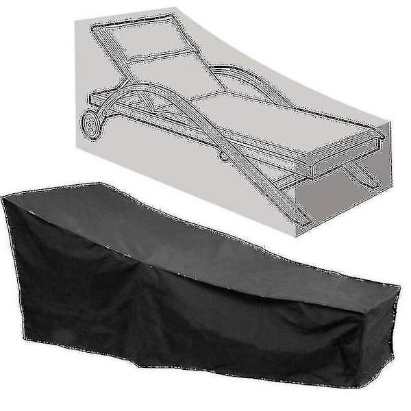 Slitstarkt Vattentätt Solstolsöverdrag Solbädd Trädgårdsmöbler Överdrag Patio Rattan_h