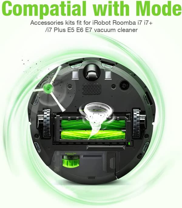 Kompatibel med irobot Roomba robotdammsugartillbehör