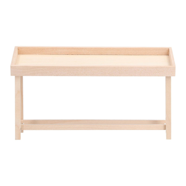 Dukkehus Hylde Display Racks 1:12 Miniature Træ Stativ Hylde til Dukkehus DIY OrnamentFrugt og Grøntsagsstativ2
