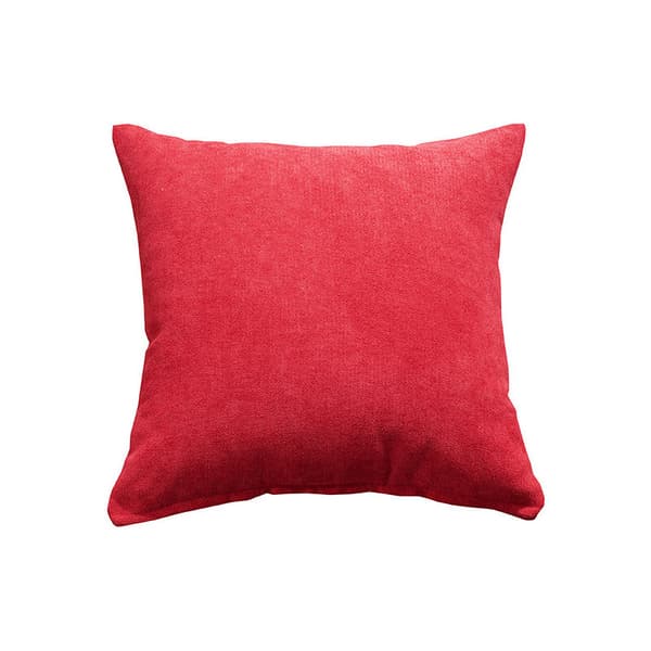Rött kuddfodral 40x40cm för vardagsrum mjuk chenille soffa sovrumsdekoration