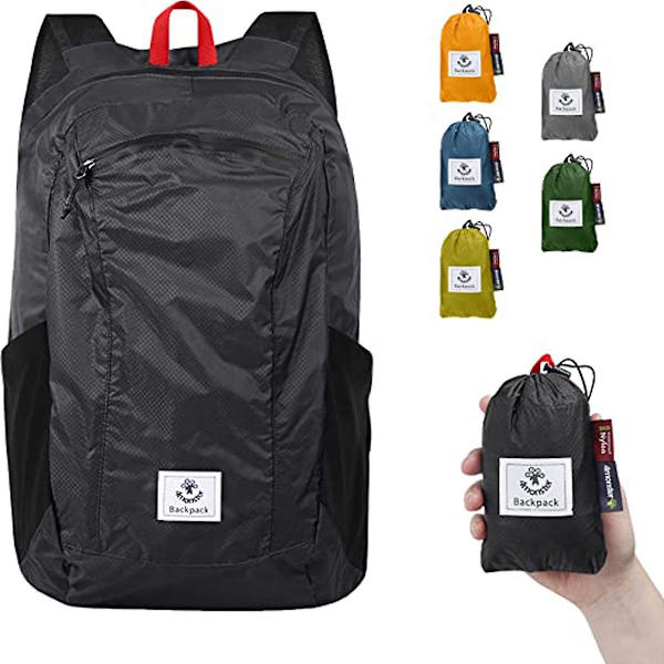 20L Ultralight Taita Backpack, Vedenpitävä ja Taitettava Reppu Miehille ja Naisille