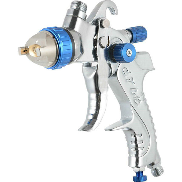 Färgspruta system Spray gun Spray gun med 3 munstycken 1,4 mm/1,7 mm/2,0 mm Blå