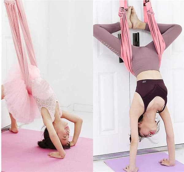 Midjestrekkstropp med dørforankring, justerbar yogatreningsstropp