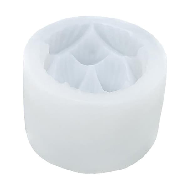Ljusform Non-stick Multifunktionell Ros Blomma Form 3D Silikon Aromaterapi