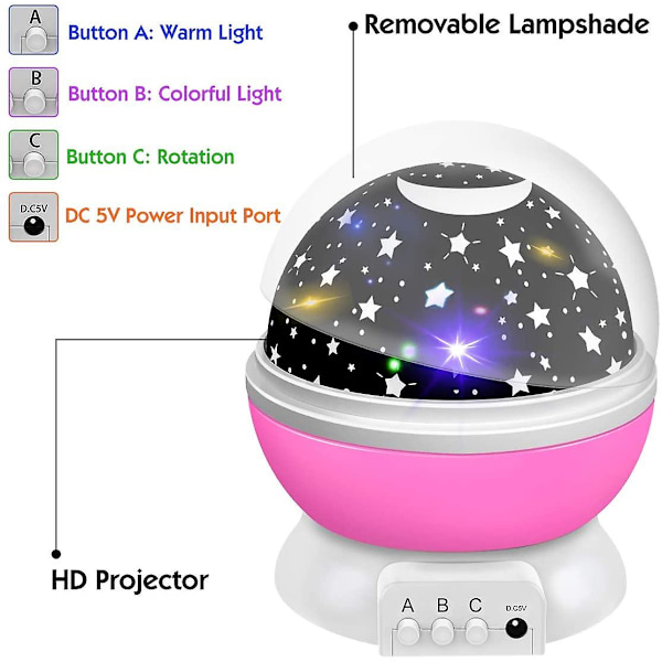 Nattlys for barn, dyr Giraff USB-innsetting oppladbar 3d illusjonslampe 16 farger endres med fjernkontroll soverom sovelys