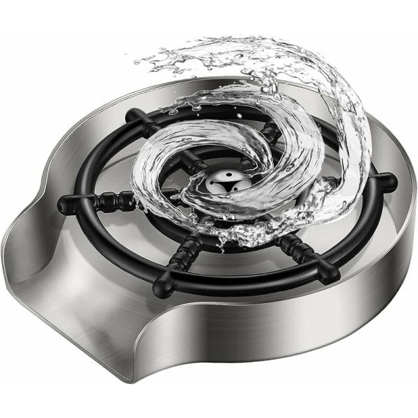 Glasbricka - Diskbänk koppbricka Automatisk högtryckstvätt i rostfritt stål