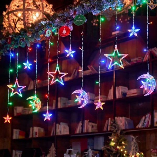 Xingyue Vorhang-Lichter, Weihnachts-Raumdekoration, LED-Lichter, Outdoor-Camping-Atmosphäre, blinkende Lichter (Stil 3)