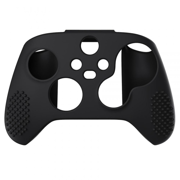 Playvital 3d Studded Edition Anti-halk silikon mjukt case skydd med 6 tumgrepp för Xbox Series S Controller Svart
