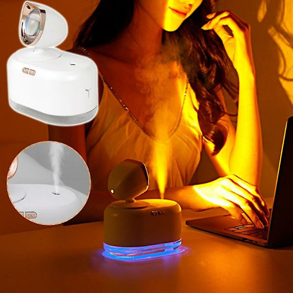 Solnedgångsprojektor LED Mood Night Light Sunset Mood Light (Vit)