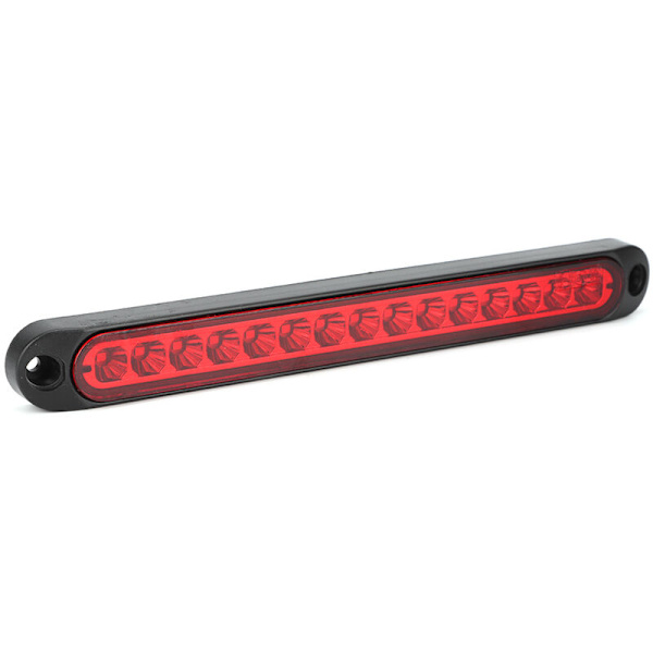 Bakljus Släpvagn Högt Bromsljus Blinkers Lastbil 15LEDs 10-30V (Röd)