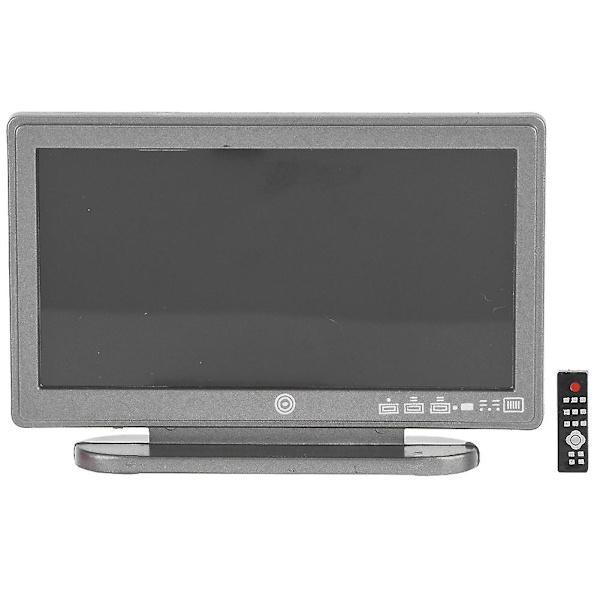 1:12 Modern Miniatyr LCD TV Dockhus Tillbehör Rum Möbler Leksak
