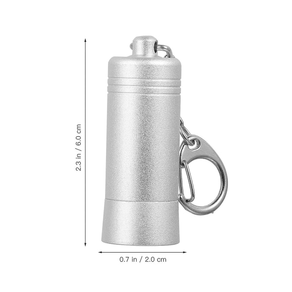 Stöldskyddsmagnetisk nyckel, kroklåsavskiljare Mini portabla säkerhetsnycklar för stopplås pinnar kroklås (1st, silver)
