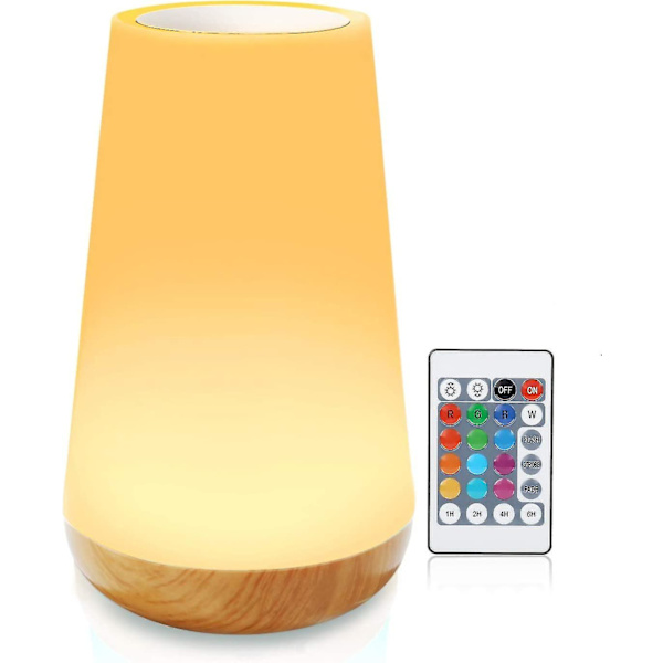 Ny smart touch-lampe, farverig natlampe, lampe til børneværelse, gave til sengebord