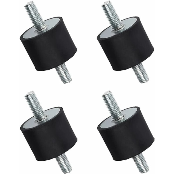 4 st M10 Anti Vibrationsdämpare Gummi Isolatorfästen Luftkompressor Pumpdämpare 40x30 för MODOU Bil Båtspolar