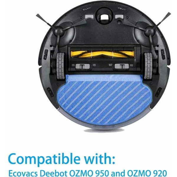 Klädtillbehör Kläder för Ecovacs dammsugarrobot DEEBOT OZMO 950 OZMO 920 4 stycken