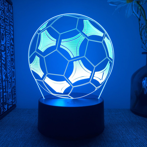 2022 fotboll 3d led nattlampor för sovrum Manga Skrivbord Lava Lampa Barnrum Inredning Barn Födelsedagspresent4