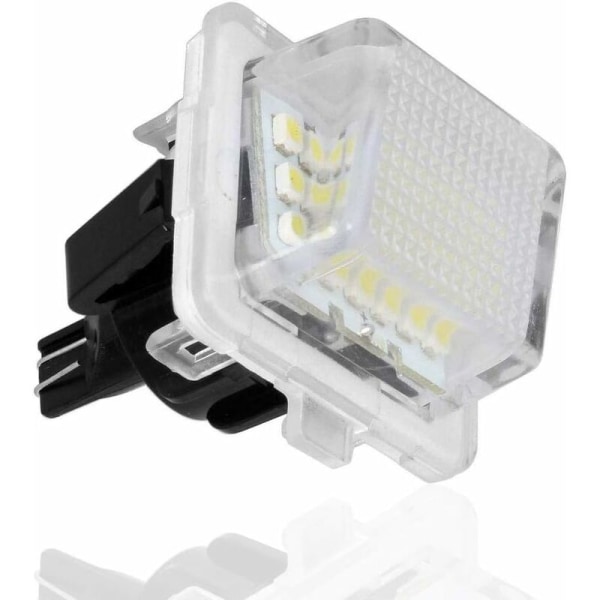 Nummerplåtsbelysning 24-3528-SMD Lamp Assembly för denna Cl-klass Fel fri 3W 18 LED-lampor Vit Nummerplåtsbelysning 2-pack