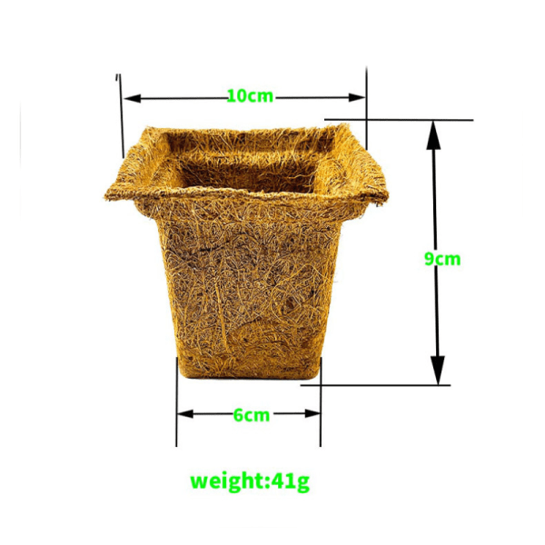 Planteringskrukor för trädgårdsarbete 6 st/set hållbara plantkrukor 6st