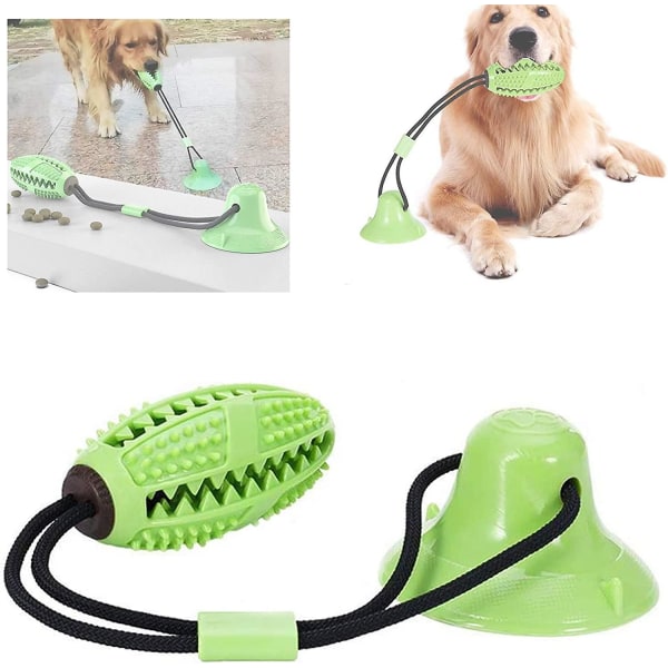 Hundleksak Sucker Toy Träningsdraglina, multifunktionell interaktiv husdjursleksak, används för aggressivt tugga, molar bitleksaksboll