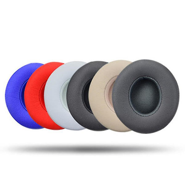 Ersättningsöronkuddar / Öronkuddar för Beats Solo2.0 Solo3（Bluetooth-version, svart）