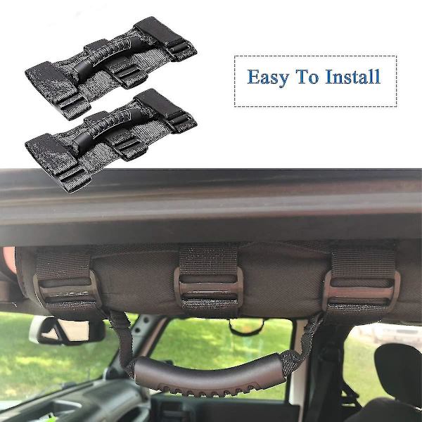 2 st Jeep Grab Handles Heavy Duty Ultimate Roll Bar Grab Handles