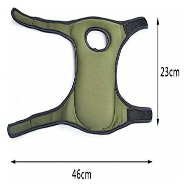 Knäskydd i svampmaterial 1 par Minnesskum Trädgårdsskydd 23cm x 46cm (Lila)