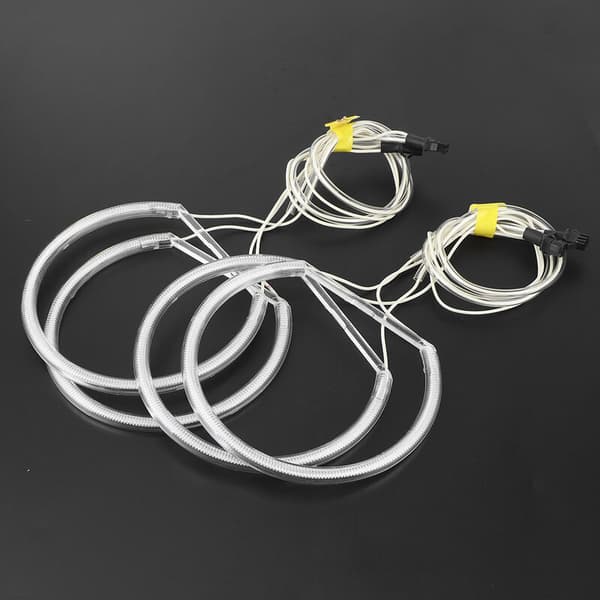 4 st/set CCFL LED-bilstrålkastare Angel Eyes-lampkit Reflektering Passar för E36 E38 E39 E46