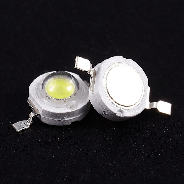 60 stk. høj effekt 2 pin 3w hvid LED-emitter 170-190lm 6000k