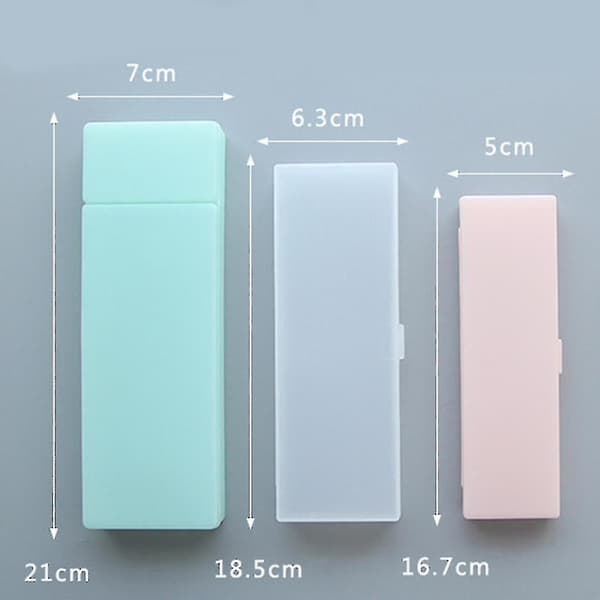 (nr 9) Pennfodral Multifunktion Transparent Plast Pennor Kontorsmaterial