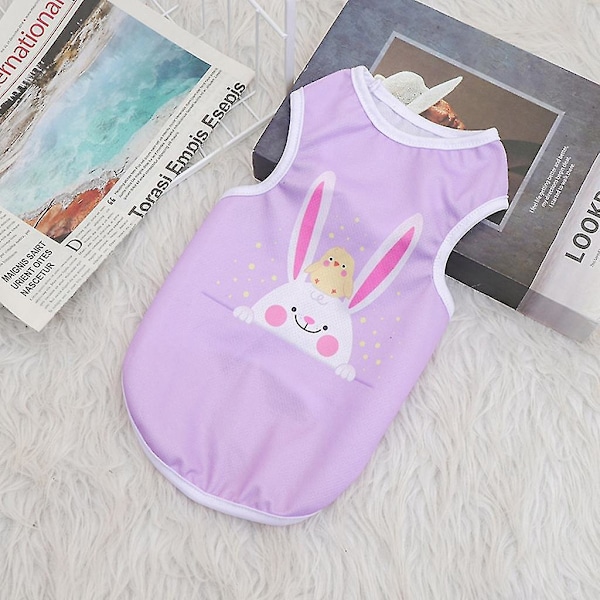 Hundepåskeklær Happy Easter Dog Shirt Easter Dog Vest Dog Tshirt Valpeskjorte