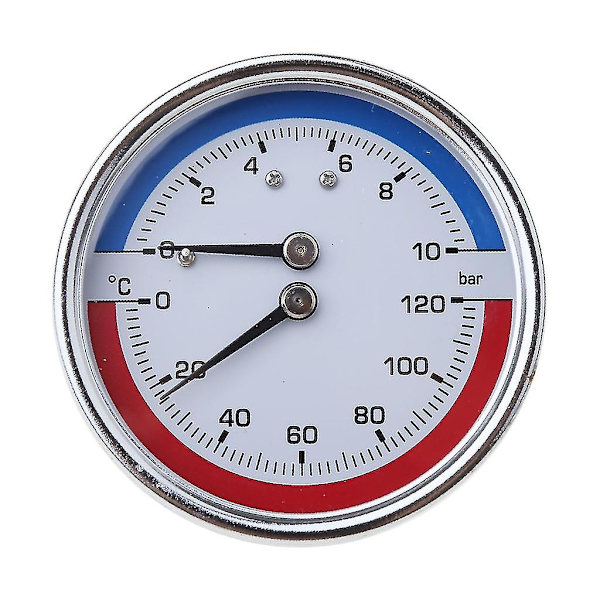 Høj nøjagtighed temperatur trykmåler termo-manometer kedel gulvvarme（DN8）