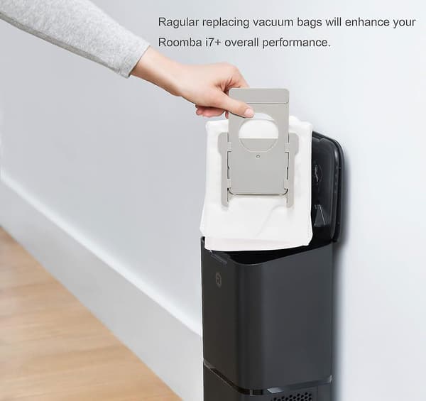 6-pak støvsugerposer til iRobot Roomba i7 i7+/i7Plus E5 E6 E7 - Reservedeler til Cl
