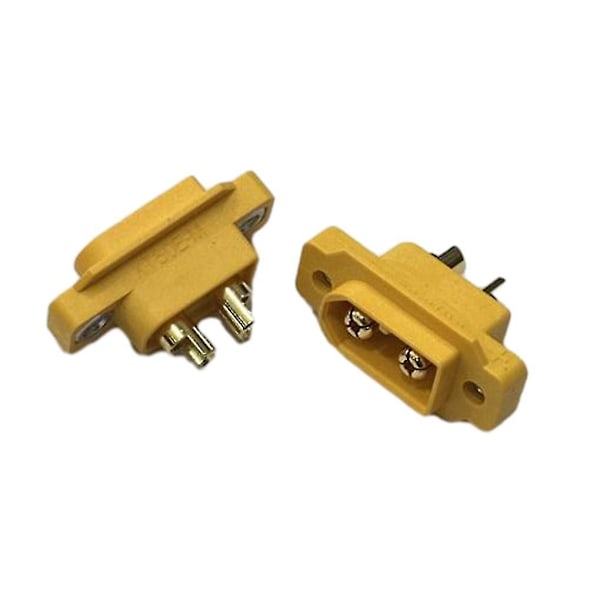Amass 10 stk XT60 XT60E XT60E-M innebygd plugg med sekskantkontakt