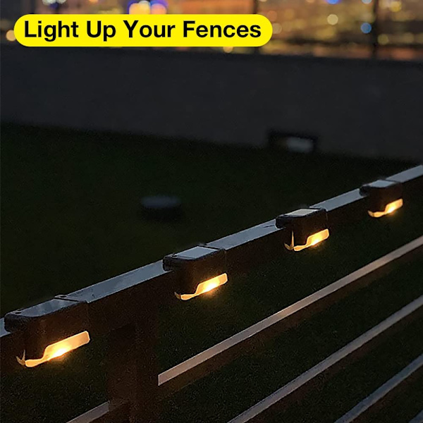 8-pack utomhus solcellslampor vattentäta LED-solcellslampor