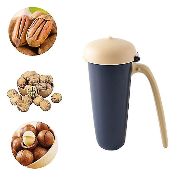 Nut Cracker Splash Proof Walnut Opener With Cover Multipurpose Chestnut Hazelnut Clip