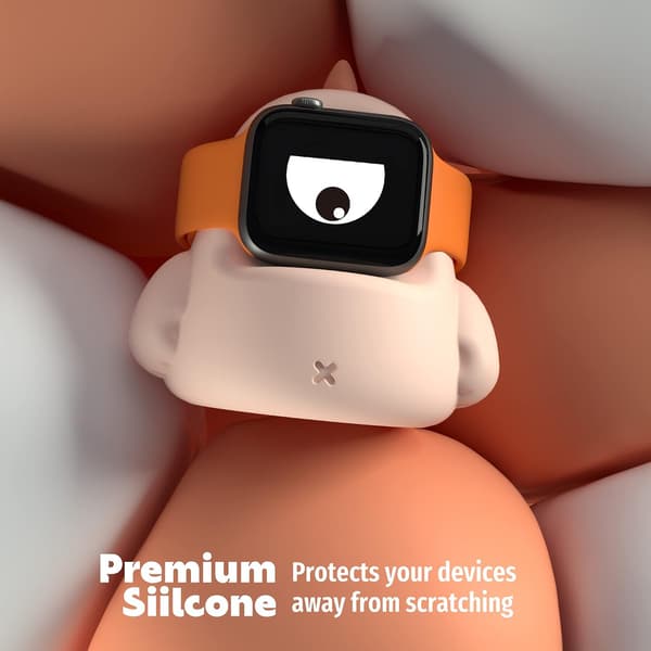 Kompatibel med Apple Watch laddningsstativ Rosa