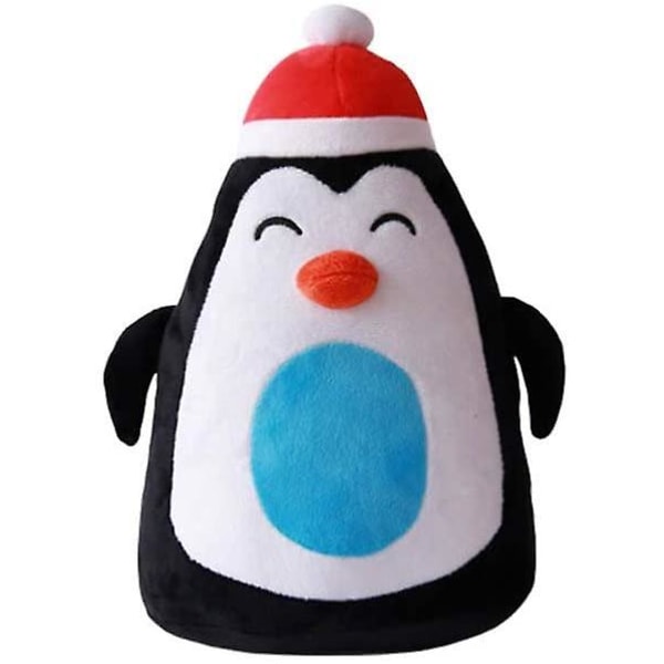 1 stk Fyldt plys tegneserie Jul Julemand pude Dukke Pingvin-40cm