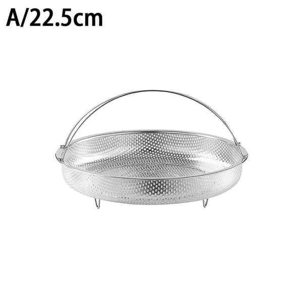 Multifunksjonell dampkurv i rustfritt stål (22,5 cm)
