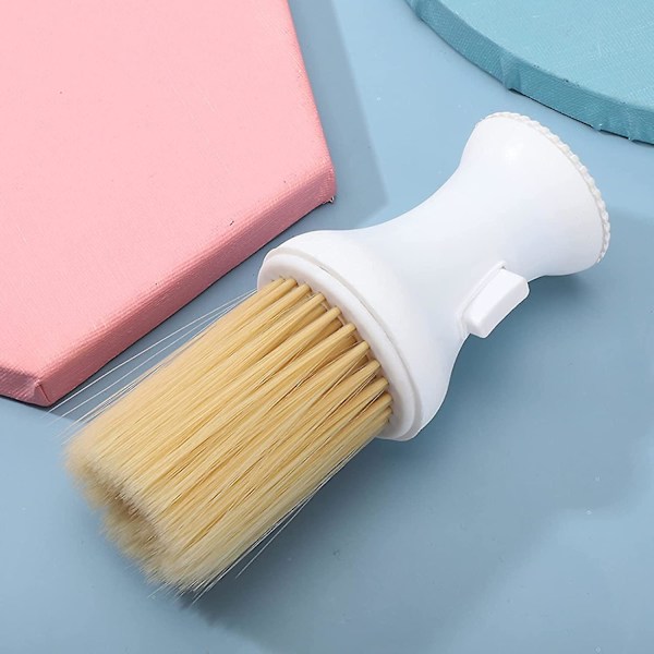Barberborste Nackdammsugare Hårklippning Nackdammsugare Puderdammsugare Borste Mjukt Hår Nackdammsugare Frisör Puder Förvaring Styling Dammsugare Rengöringsborste(1p