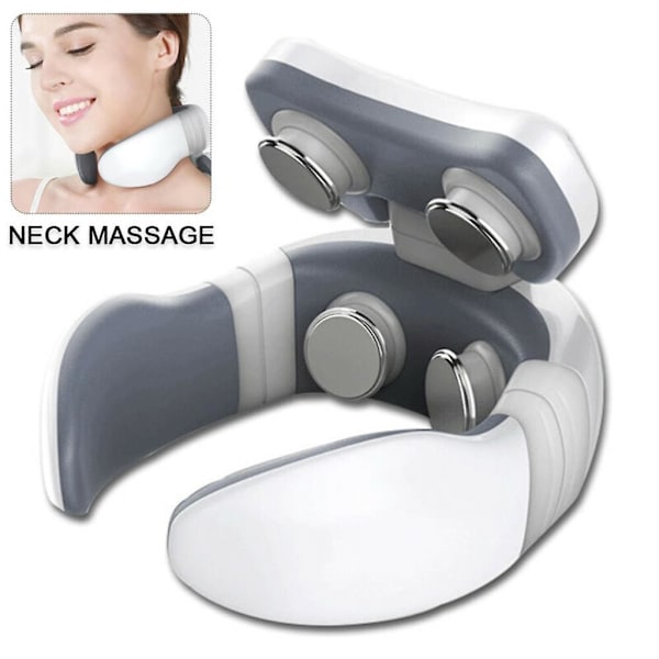 Nackmassage, elektrisk pulsnackmassage, sladdlös nackvävnad