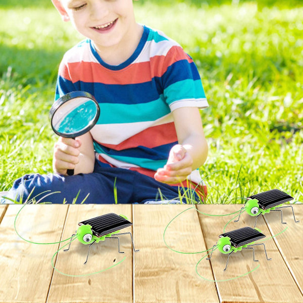 Pedagogisk soldriven Grasshopperr robotleksak Soldriven leksaksprylgåva