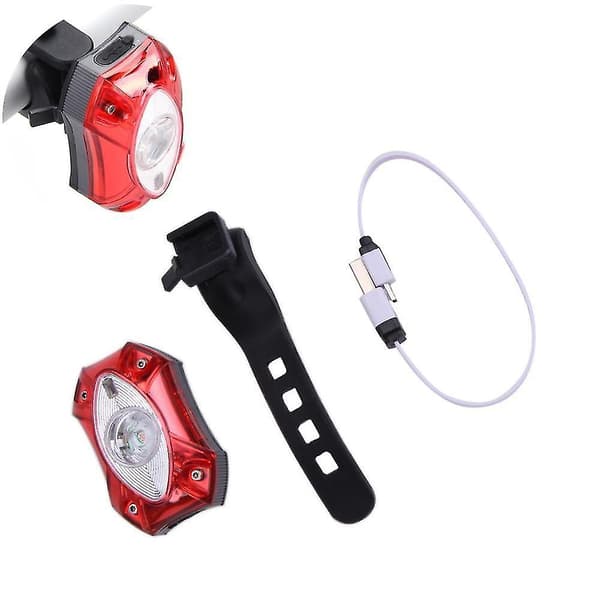 Luz Trasera Bicicleta 3w Usb Rechargeable Rear Back Bicycle