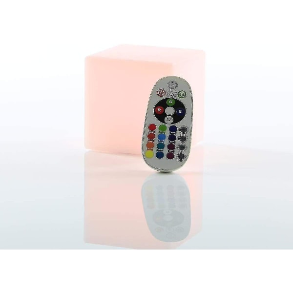 Led Cube 10 X 10 X 10 Cm Lyskube / Bordlampe 16 Farver Farveskiftende / DæmpbarMaj