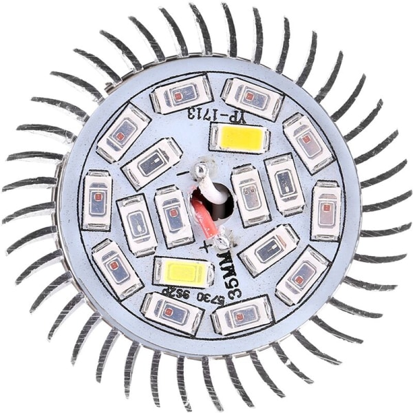 Full Spectrum 85-265V 18W 18LEDs Växtlampa Hydroponisk Odling Lampa för Blommor och Växter (GU10)