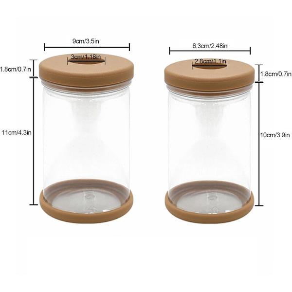 Mini Hydroponisk Blomkruka Hushållsvas Dekoration Transparent Imitation Glas Botten Blomkruka Grön Blomkruka Heminredning 1 st (Liten Storlek)
