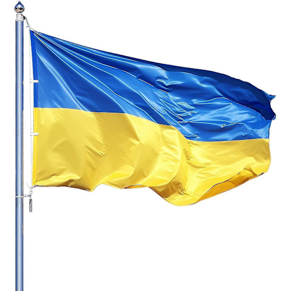 4 Ukraine Flag Patches Ukraine Broderi Patch, Ukrainsk Velcro Patch, Taktisk Morale Patch, Til Broderi Klud Patch Badge Hook