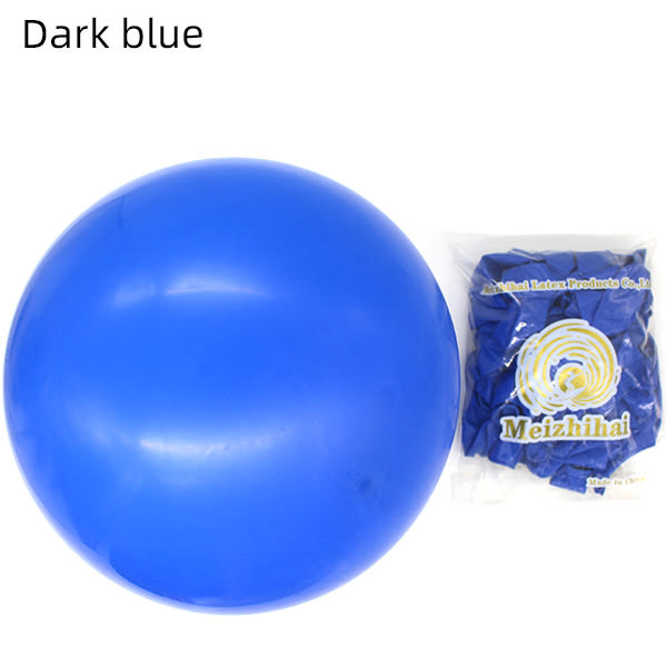 Ballongpaket med 100 gula och blå - 18"