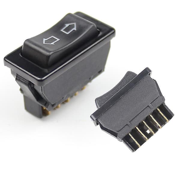 Universal Direct Current 12v 20a Auto Car Power Window Switch 5 Pins(blå) Hfmqv（One Size）
