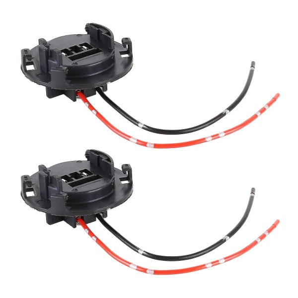 1 par Tk-306 H7 halogenpære fatning bilpæreholder base med kabel til Hyundai Tucson 2017 / Kia Carnival ShenKa