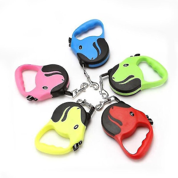Evago Pet Leash Rope 360 Tangle-free, Heavy Duty Retractable Dog Leash With Anti-slip Handle One-han